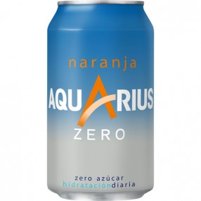 AQUARIUS LIBRE sabor naranja lata 33 cl